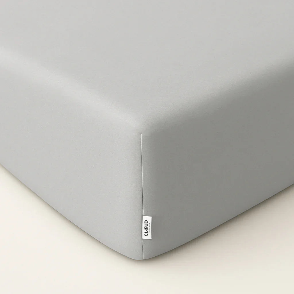 Premium Microfiber Grey Fitted Sheet