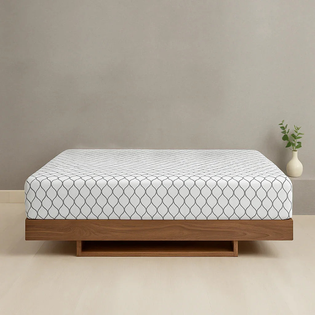 Cloud Weave Fitted Sheet