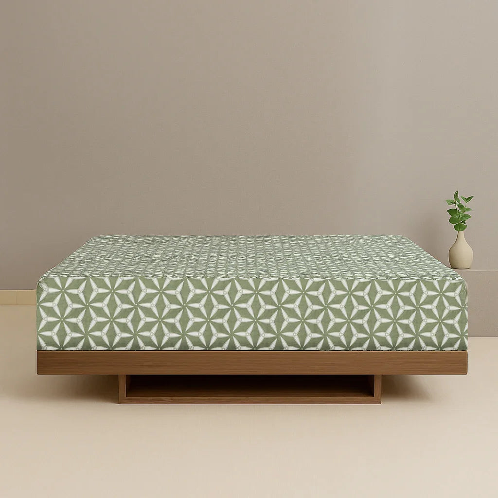 Geometric Petals Fitted Sheet