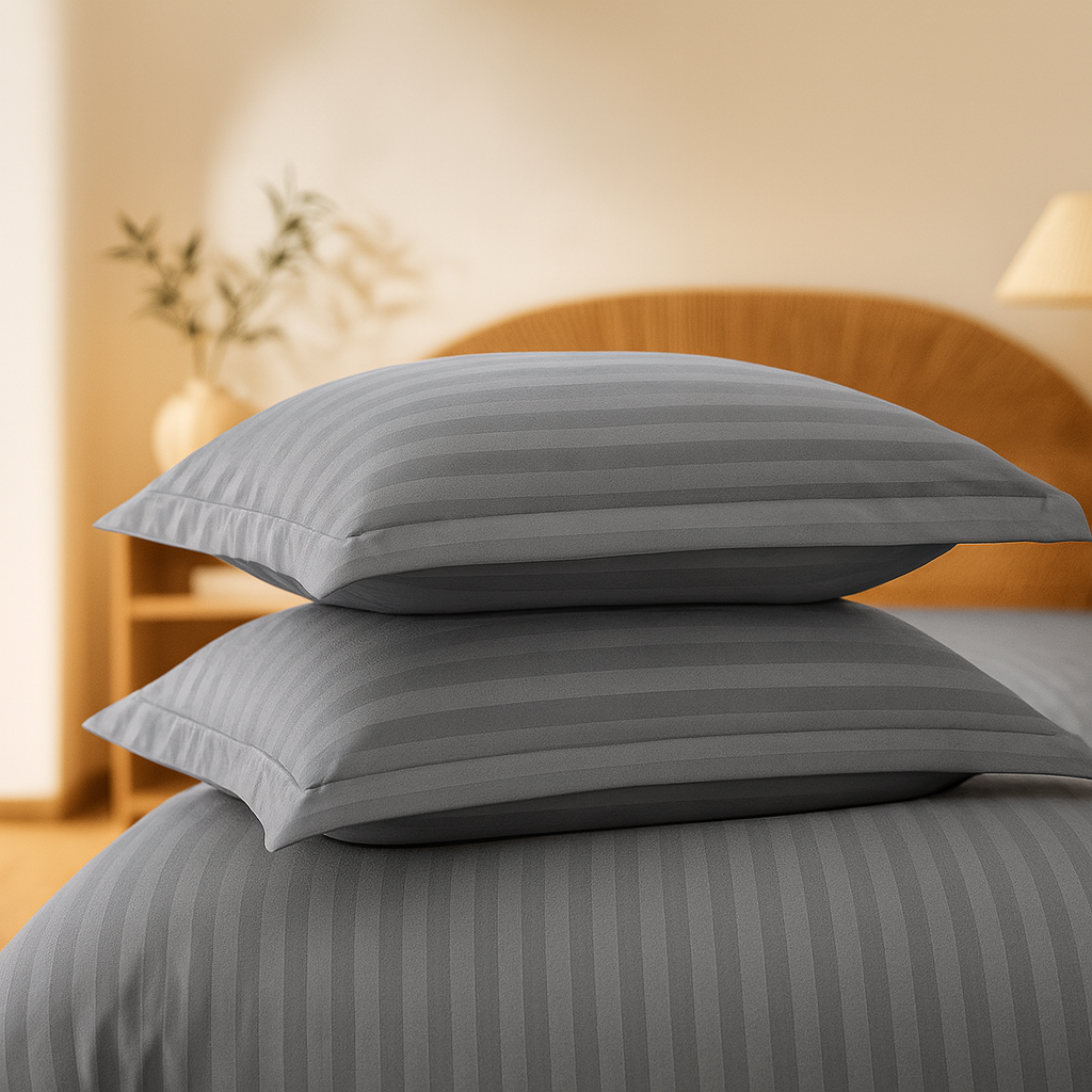 Grey Duvet Cover Set 6PCS