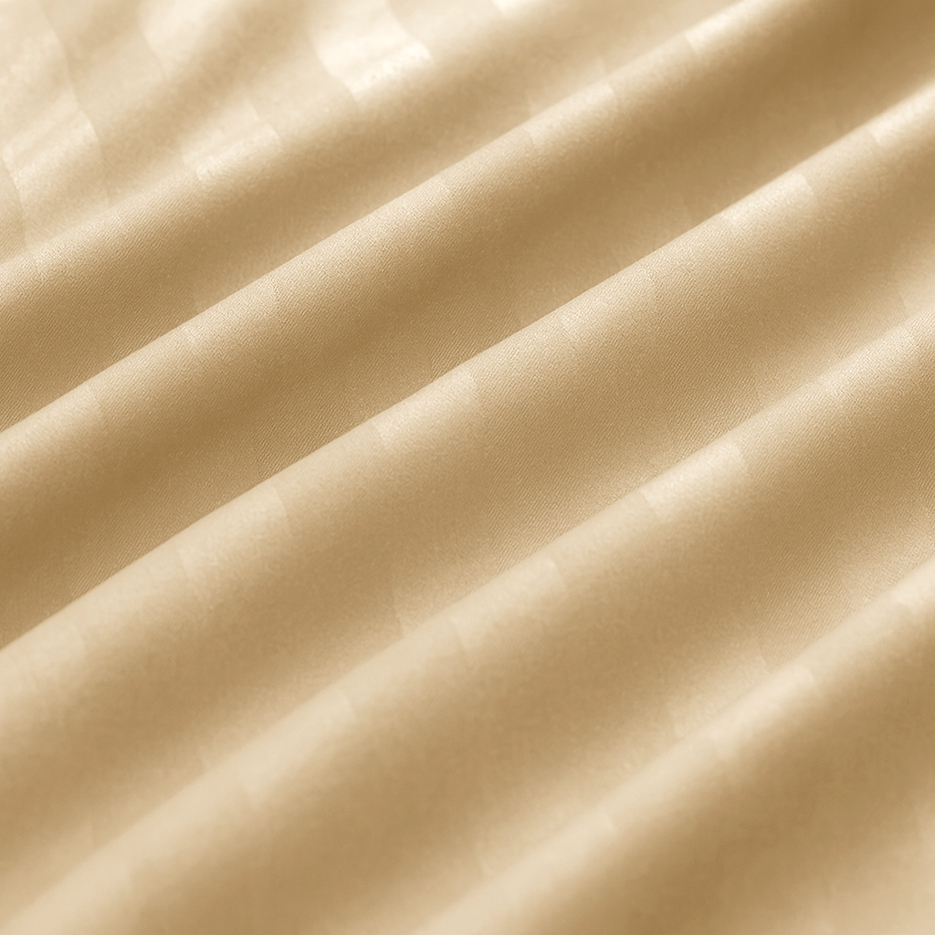 Taupe Stripes Duvet Cover Set 6PCS