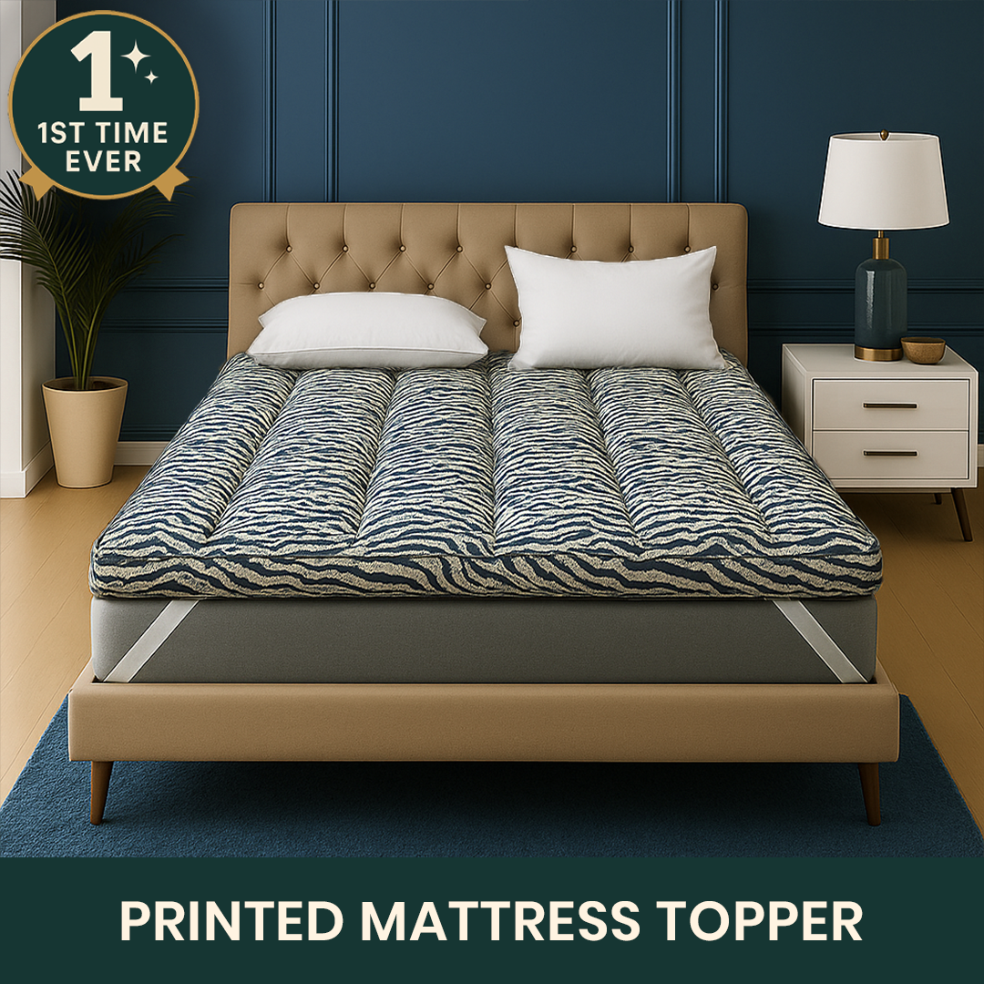 zebra mattress topper