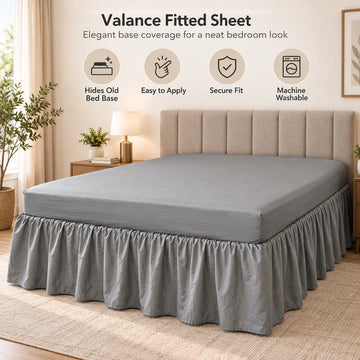 BedSkirt Fitted Sheet