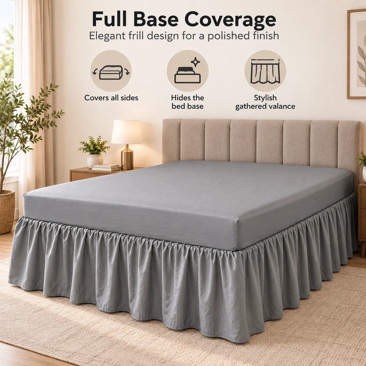 BedSkirt Fitted Sheet