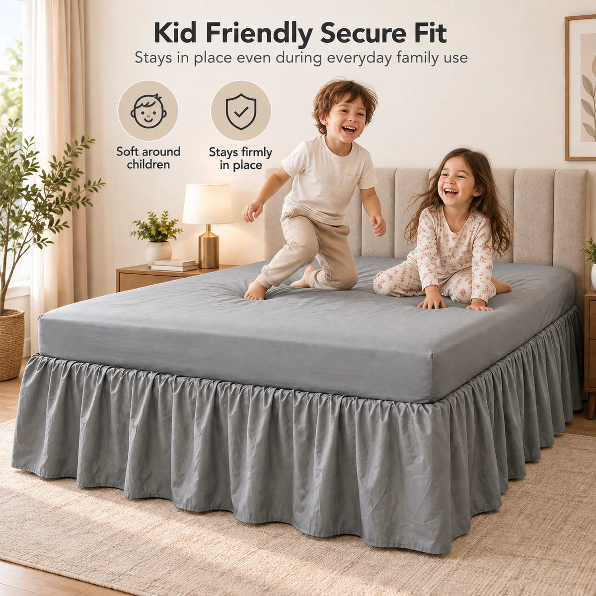 BedSkirt Fitted Sheet