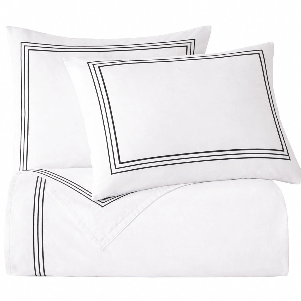 embroidered duvet set	designer bedding set