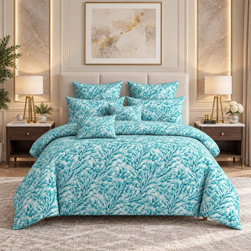 Azure Duvet Cover Set - 8Pcs