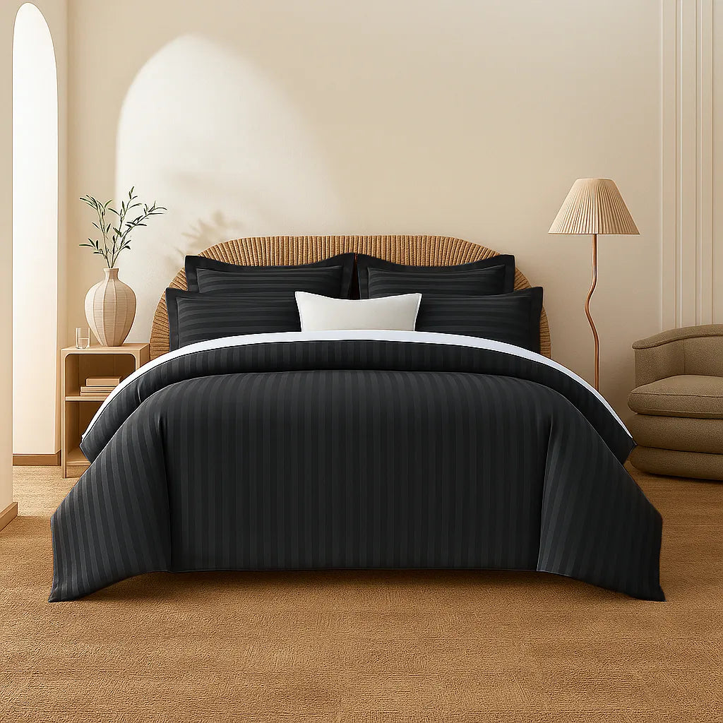 striped duvet cover
modern bedding
duvet set Pakistan
bedroom bedding sets
premium bedding set
luxury duvet cover