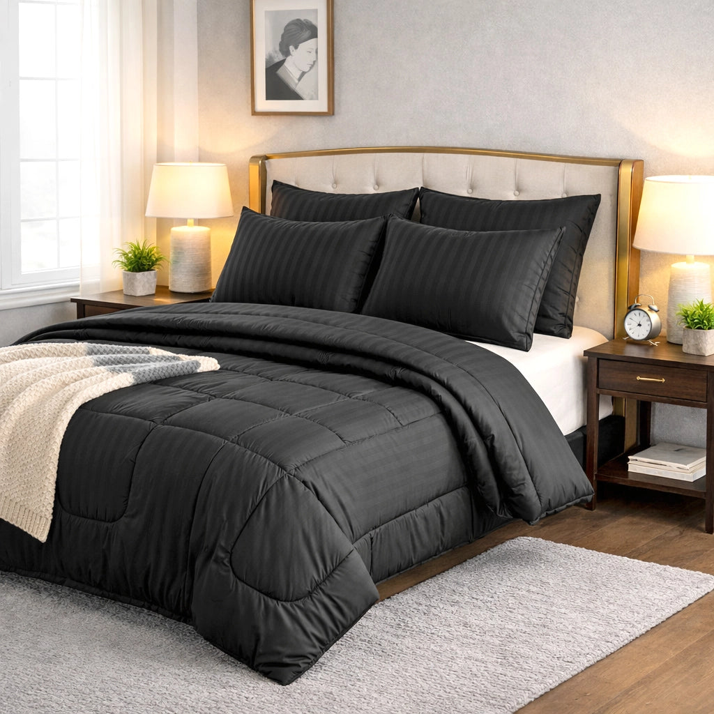 Stripes 6pcs Summer Comforter Set