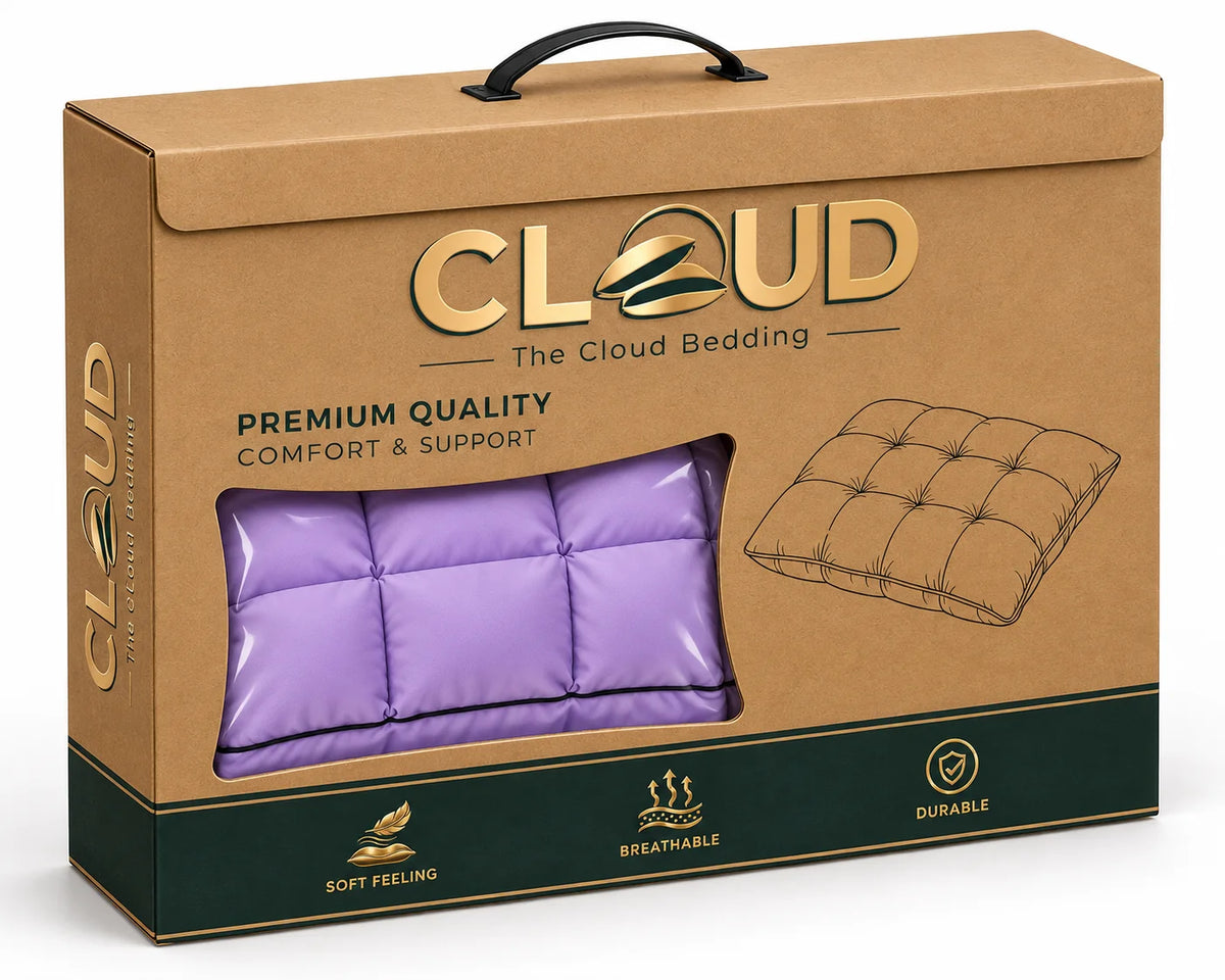 SNOW-PUFF MARSHMALLOW PILLOW