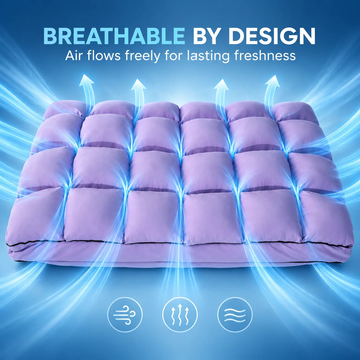 SNOW-PUFF MARSHMALLOW PILLOW
