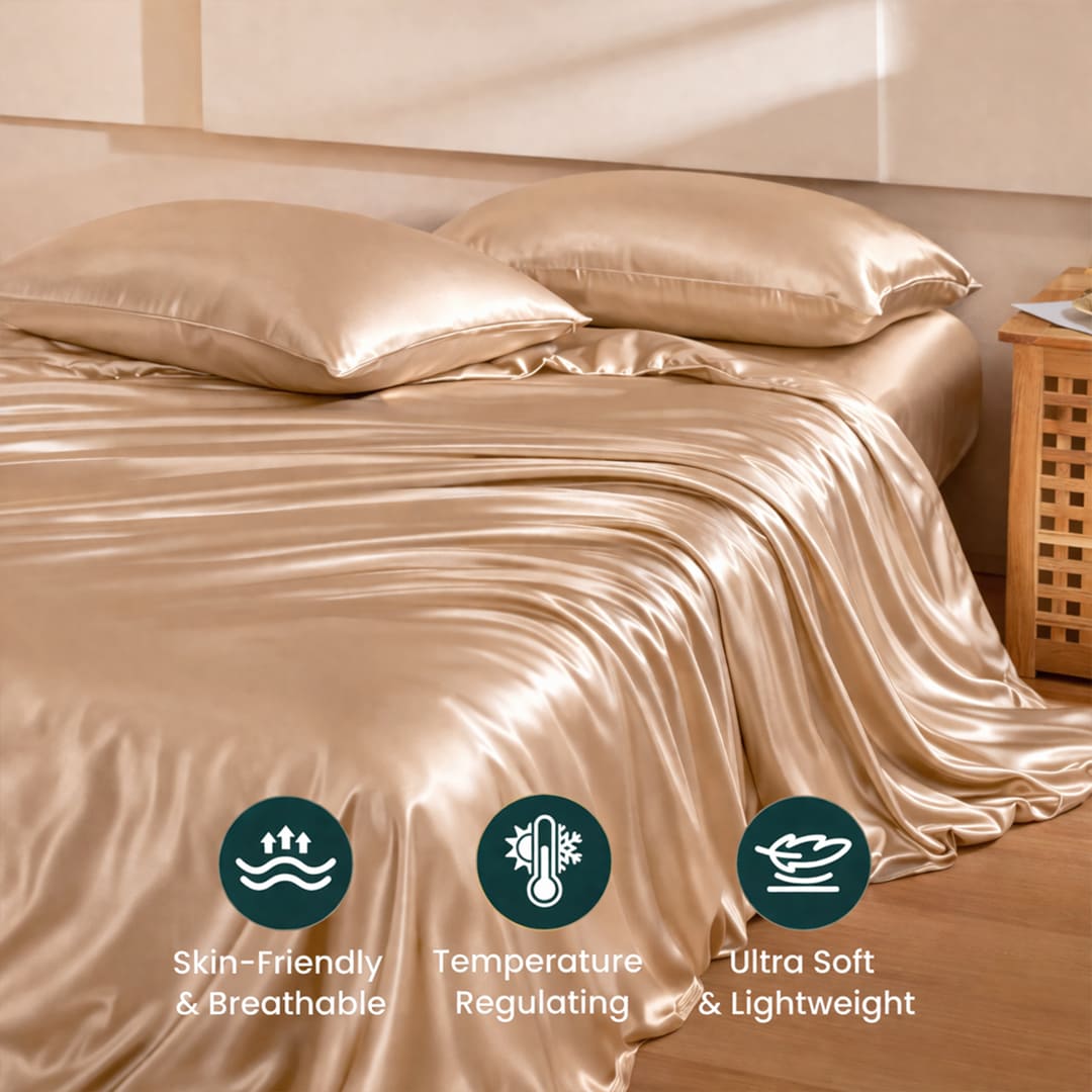 Luxe Silk Duver Cover Set