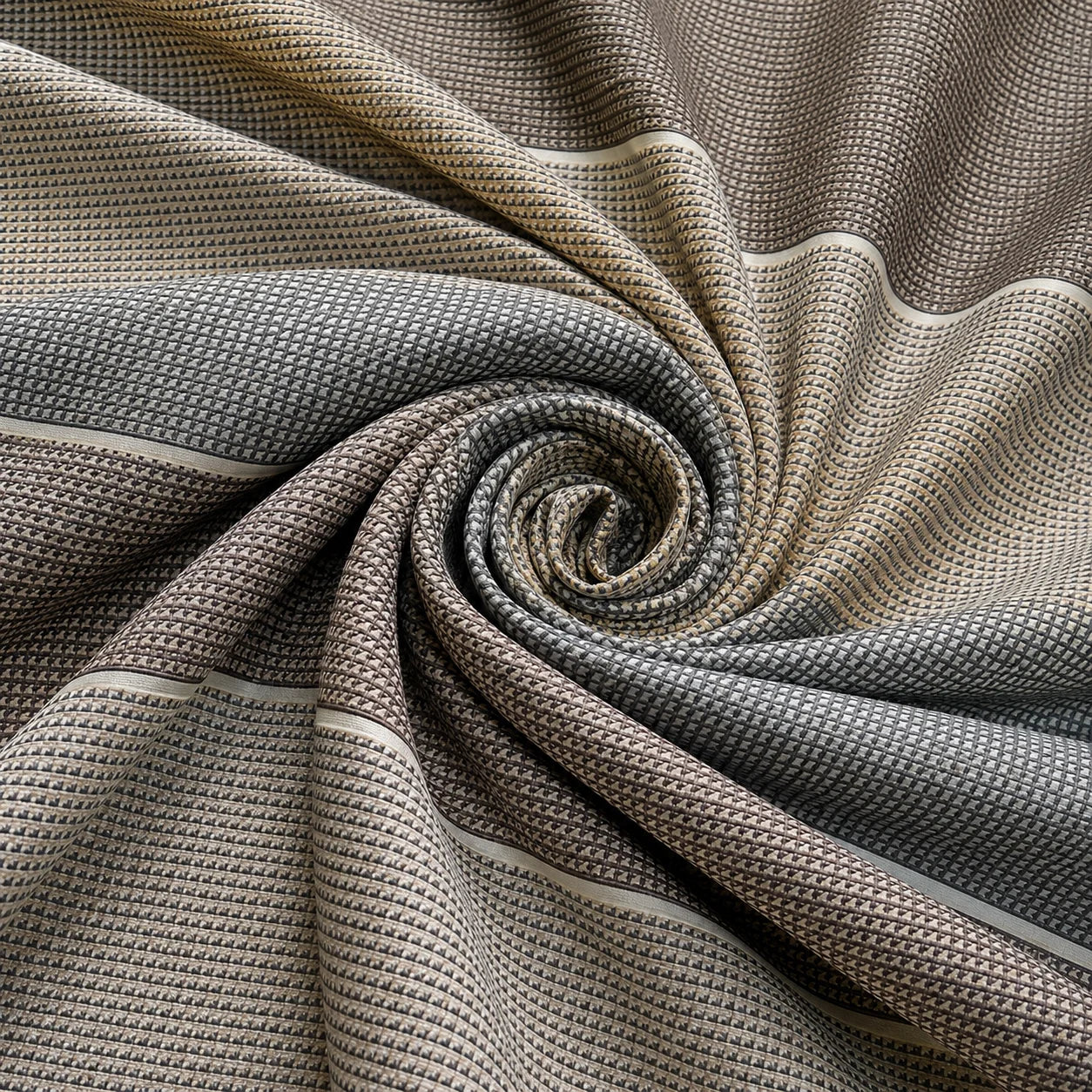 Classic Grid Luxury Satin Bedsheet