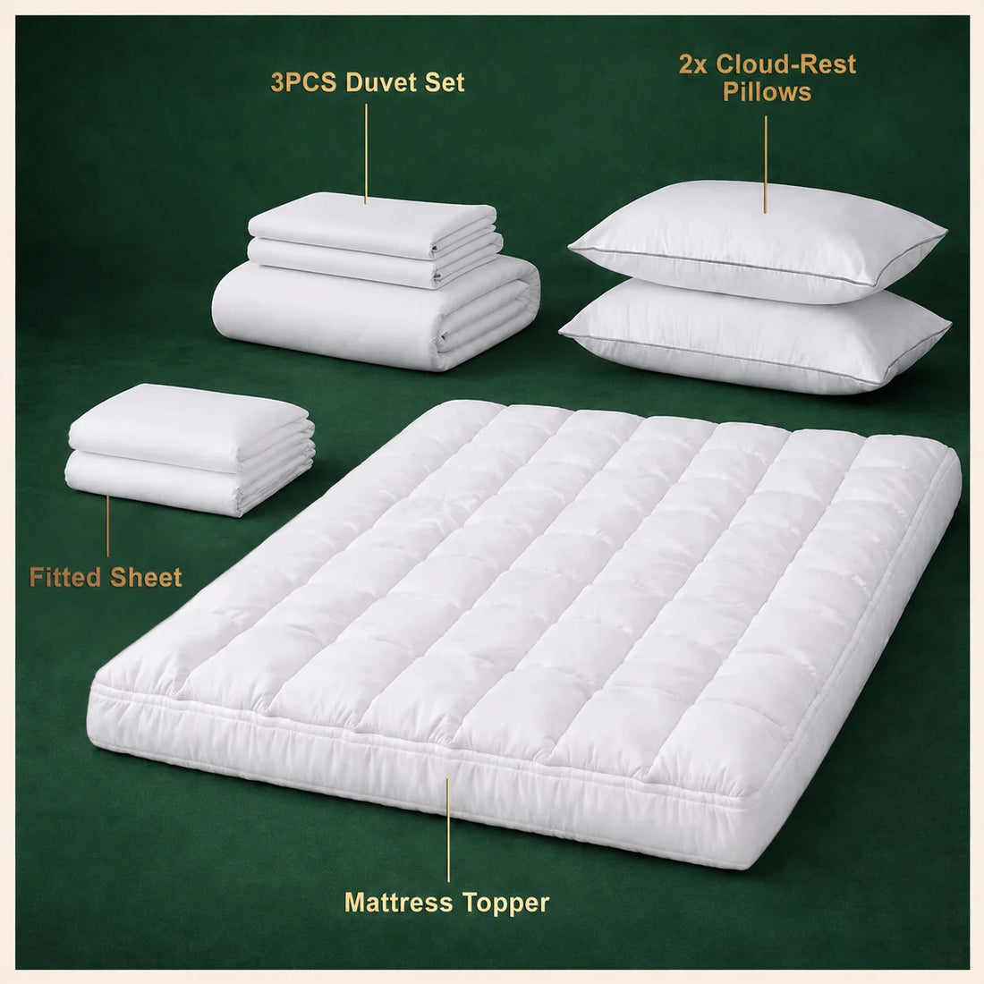Cloud Bundle premium bedding bundle in Pakistan