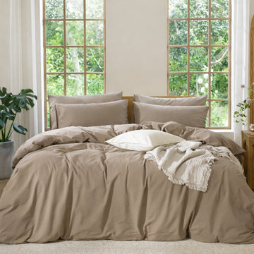 Cocoa Nest Duvet Cover Set