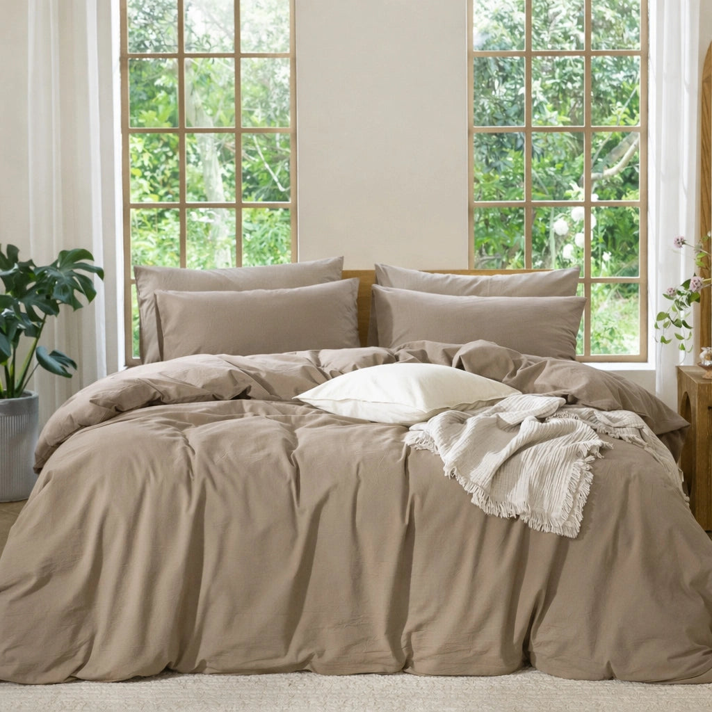 Cocoa Nest Duvet Cover Set