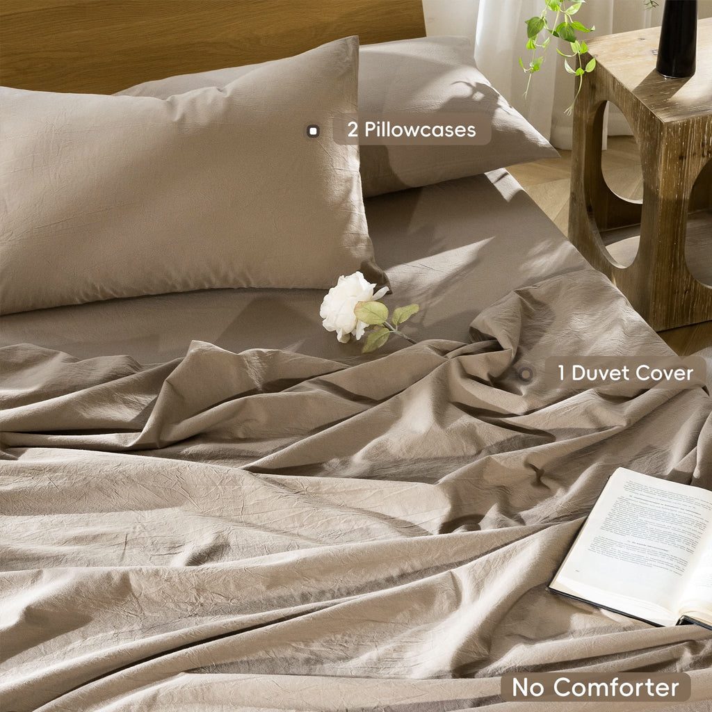 Cocoa Nest Duvet Cover Set