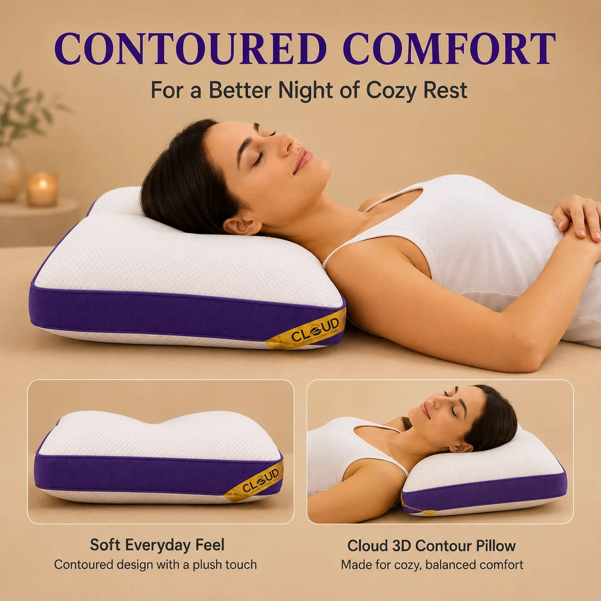 Dream Cloud Bundle luxury bedding set for cozy restful sleep