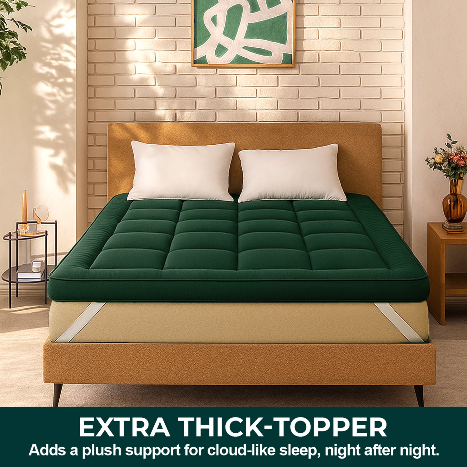 Emerald-Mattress-Topper, Hypoallergenic Mattress Topper