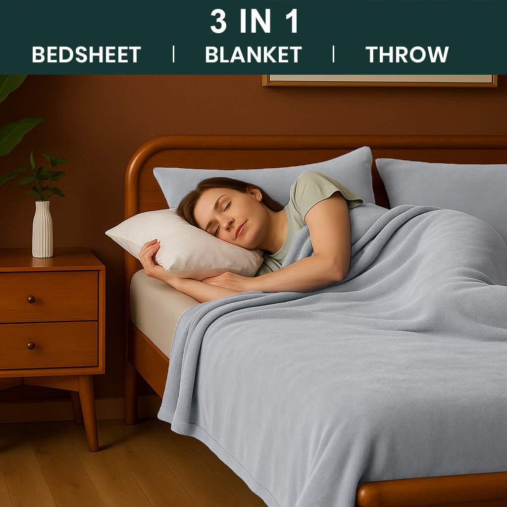 All-Season Cozy Fleece Set – Ash