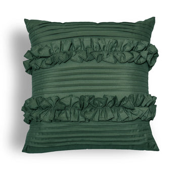 Emerald Pleated Cushion