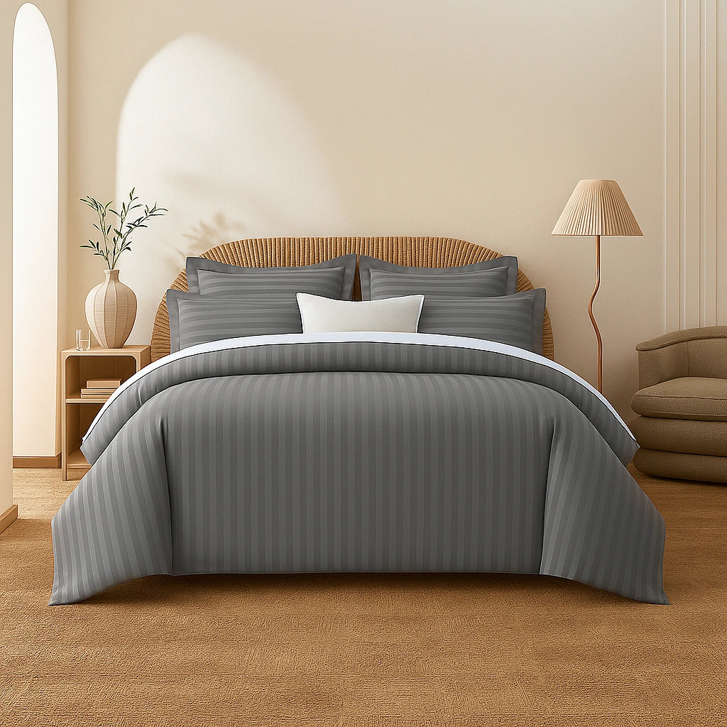 striped duvet cover
modern bedding
duvet set Pakistan
bedroom bedding sets
premium bedding set
luxury duvet cover