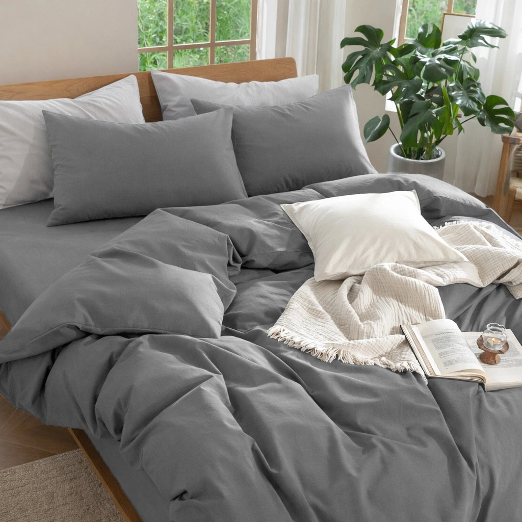 Anthracite Duvet Cover Set
