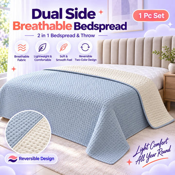 Marshmallow Stitch Bedspread