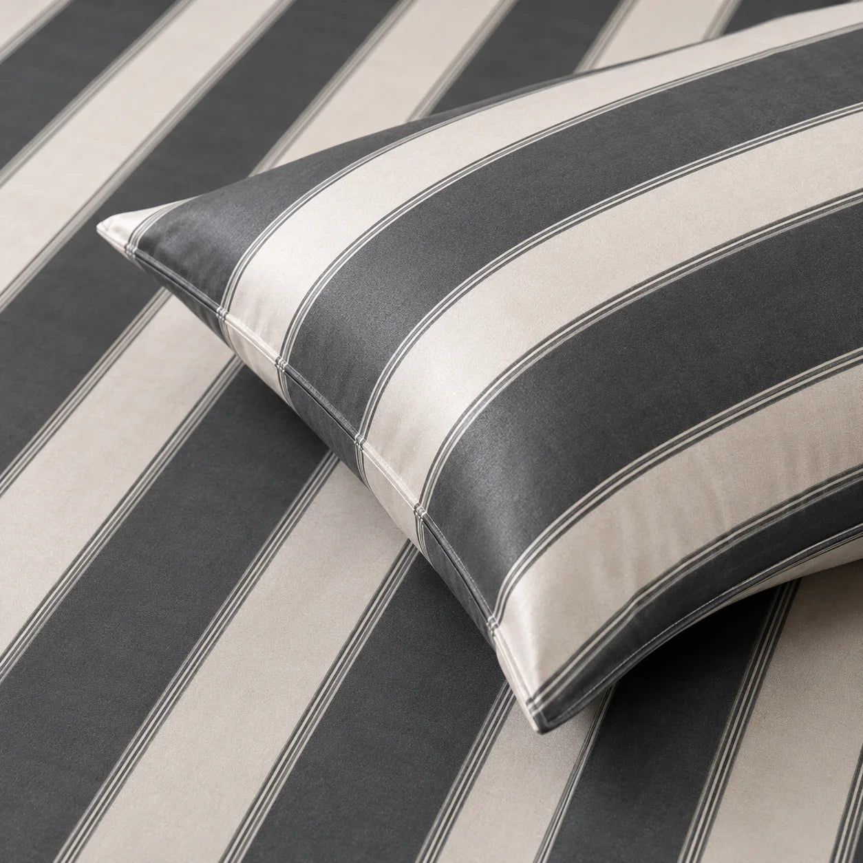 Modern Stripes Luxury Satin Bedsheet