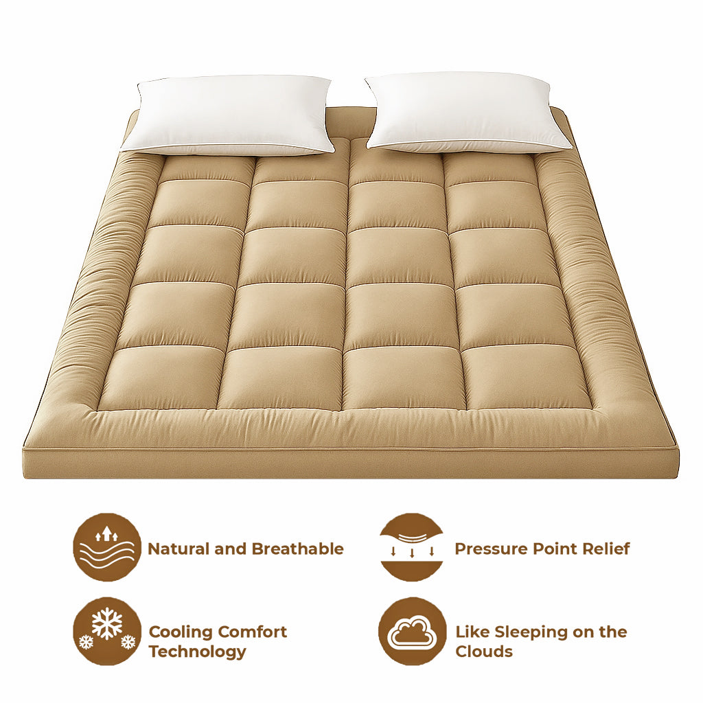 Cocoa Mattress Topper supportive bedding layer for better sleep
