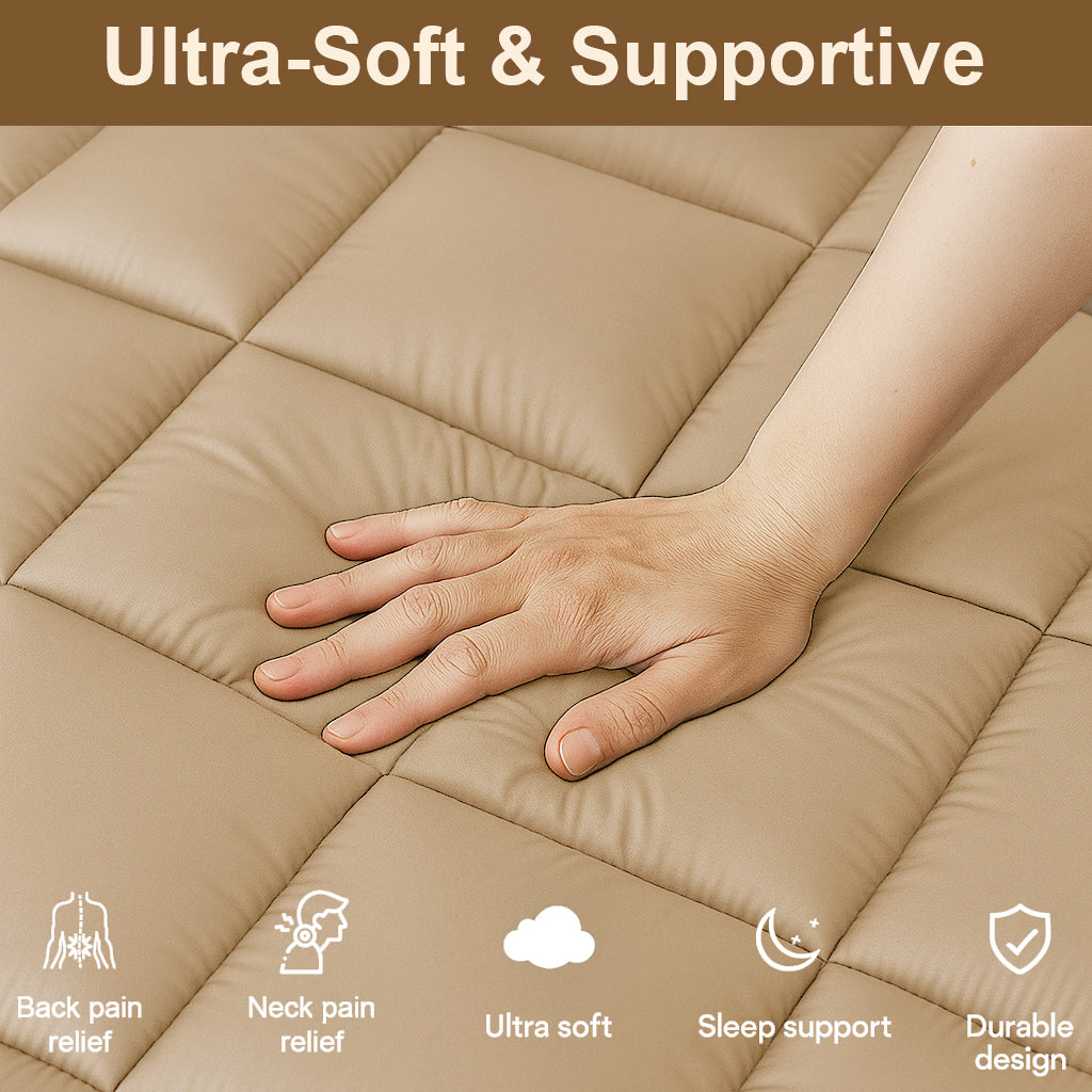 Cocoa Mattress Topper plush cushioning for added bed comfort