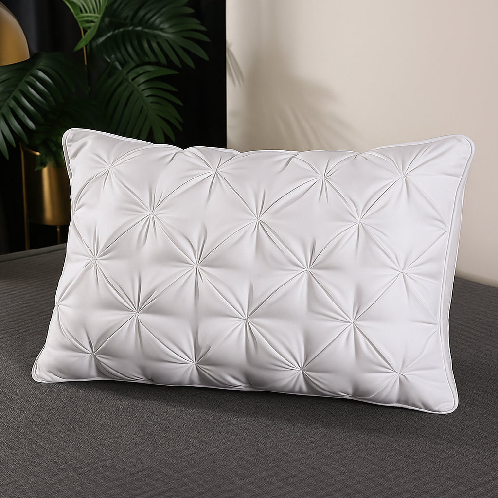 Handmade Pintuck Filled Pillow