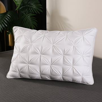 Handmade Pintuck Filled Pillow