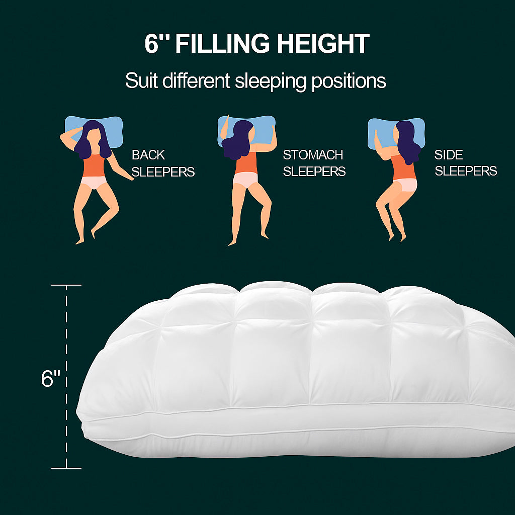 Handmade Pintuck Filled Pillow