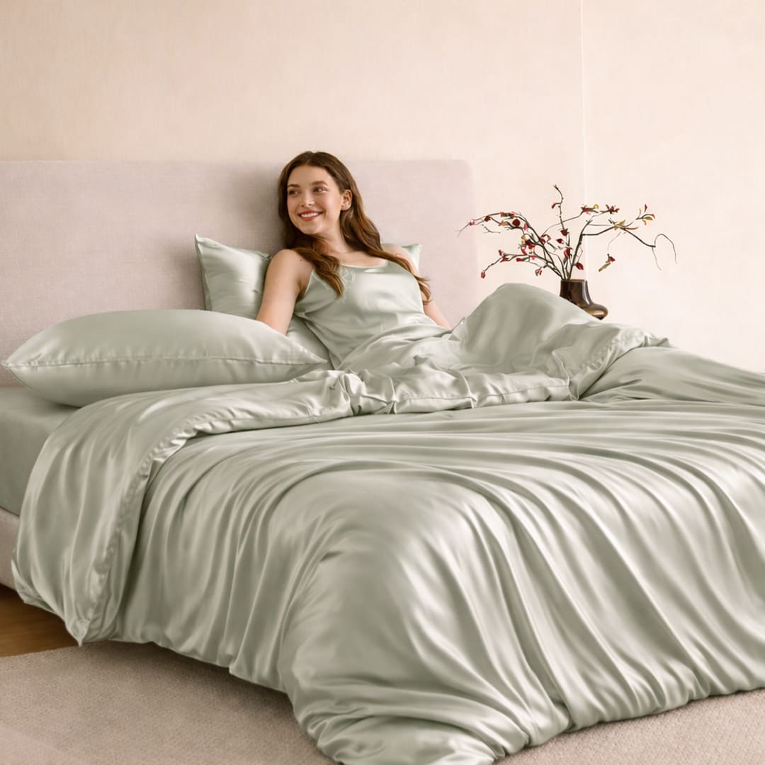 Luxe Silk Duver Cover Set