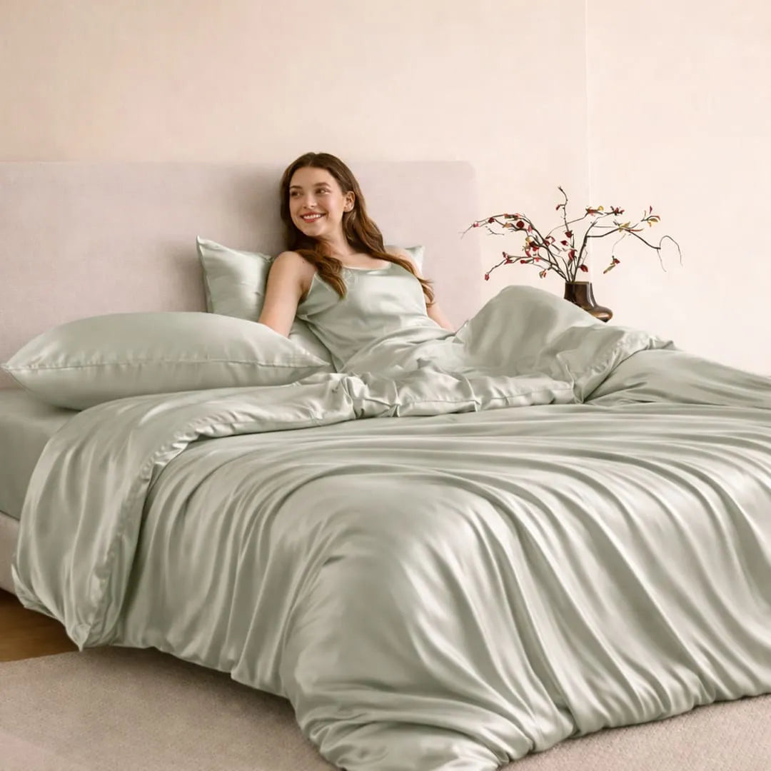 Premium Luxe Silk Duver Cover Set- 3pcs