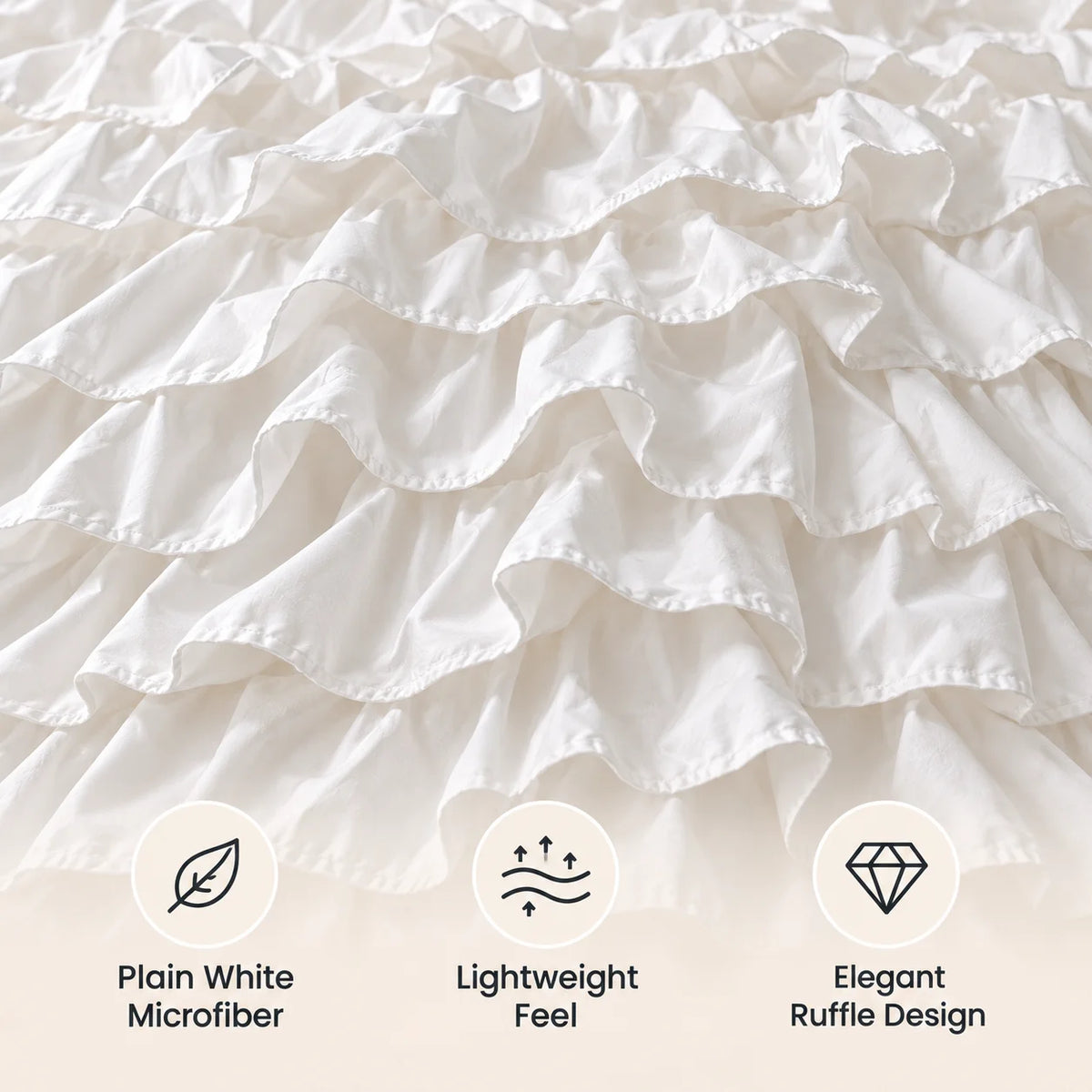 Serene Ruffle Duvet Set