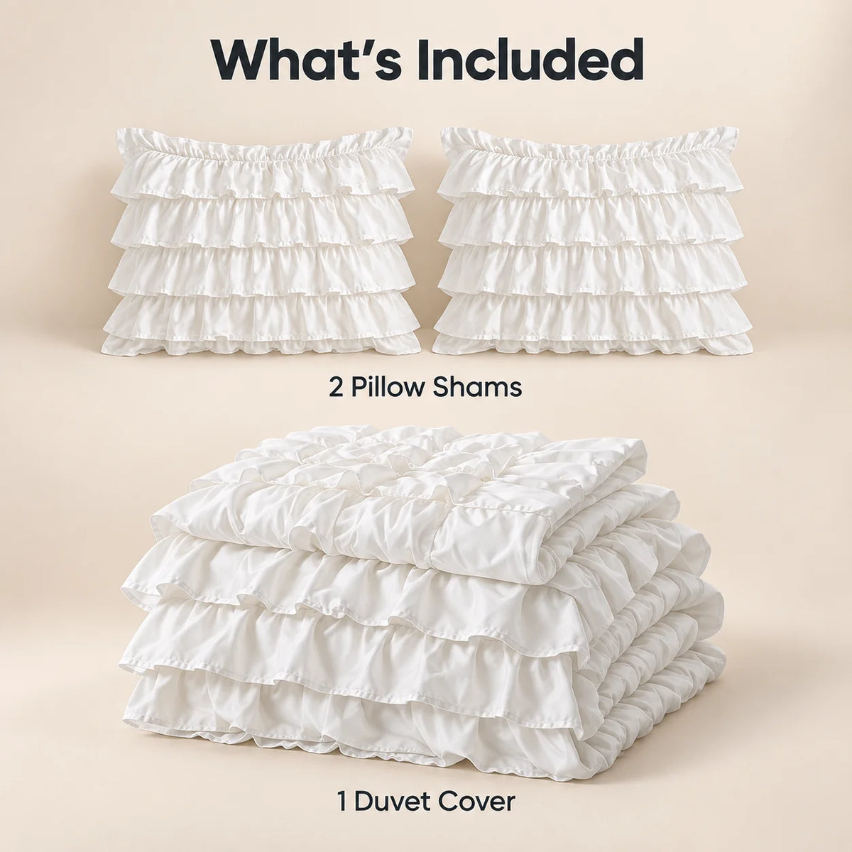Serene Ruffle Duvet Set