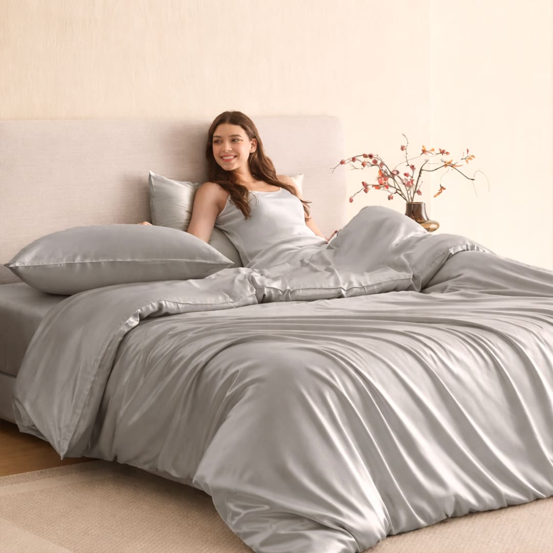 Luxe Silk Duver Cover Set