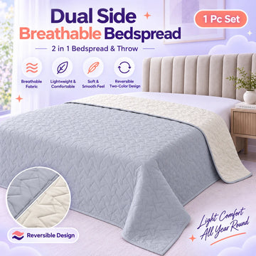 MARSHAMALLOW BEDSPREAD/THROW