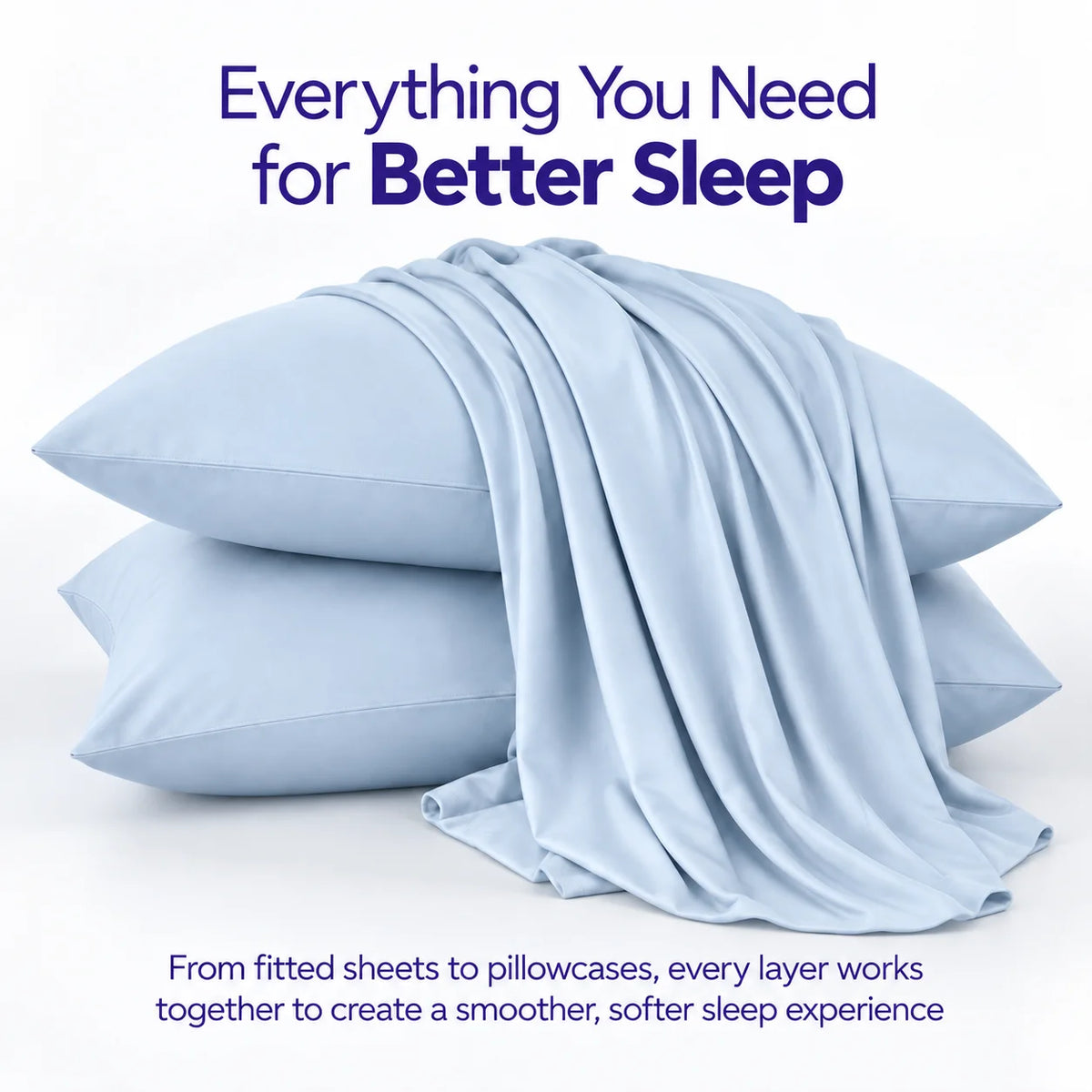 MARSHMALLOW FITTED SHEET SET