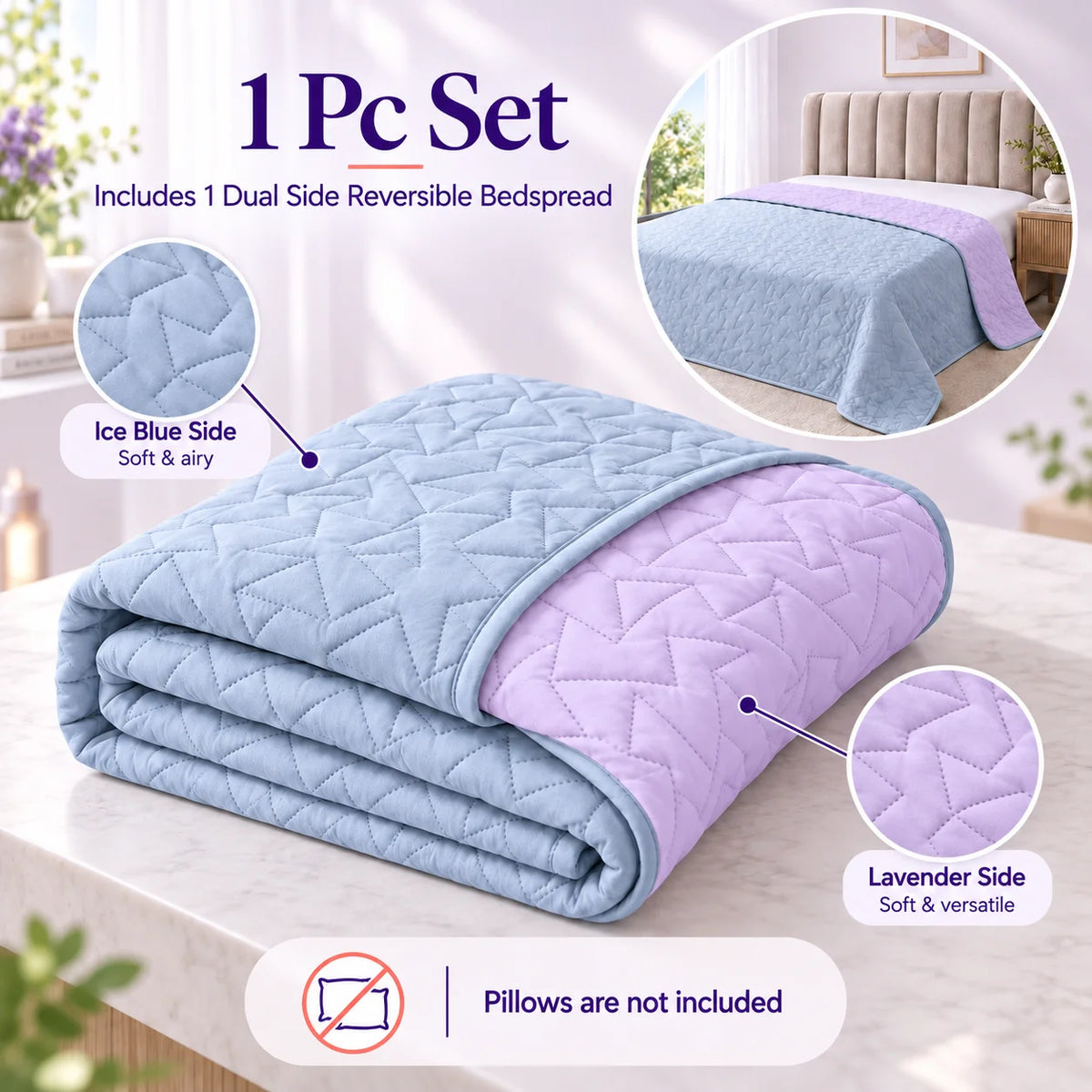 MARSHAMALLOW BEDSPREAD/THROW