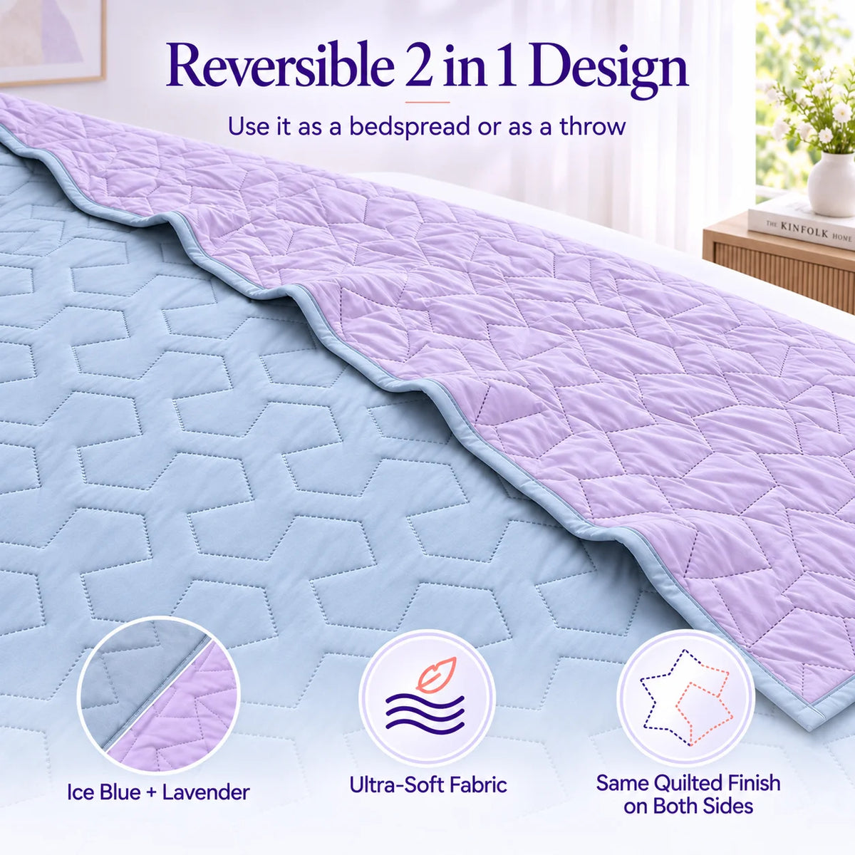 MARSHAMALLOW BEDSPREAD/THROW