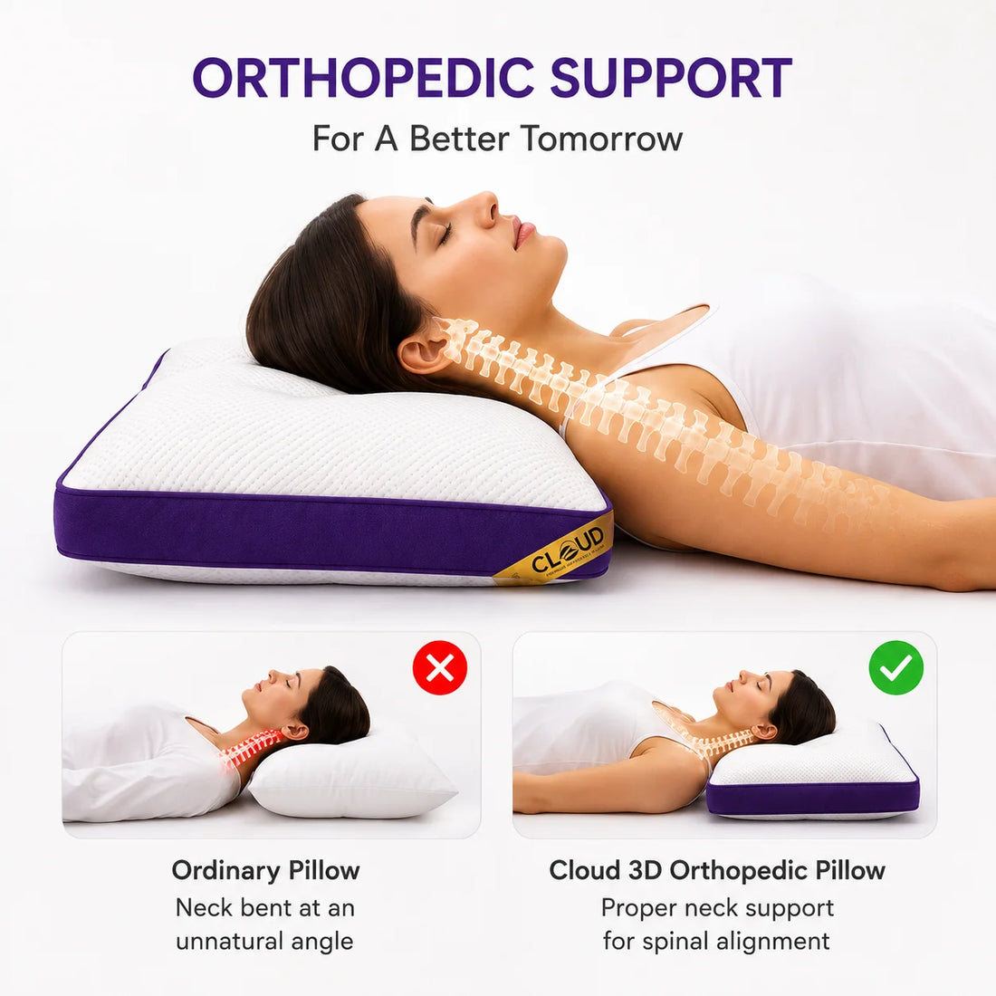 Spine Ease 3D Pillow