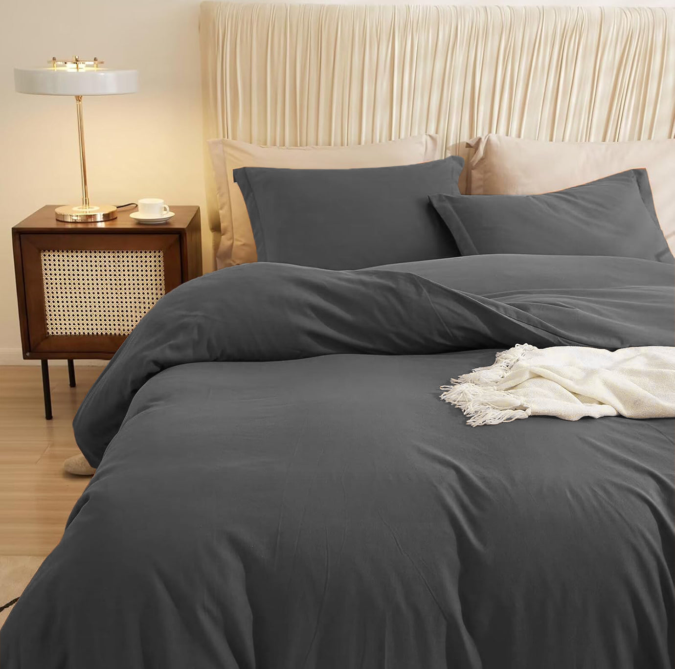 Anthracite Duvet Cover Set