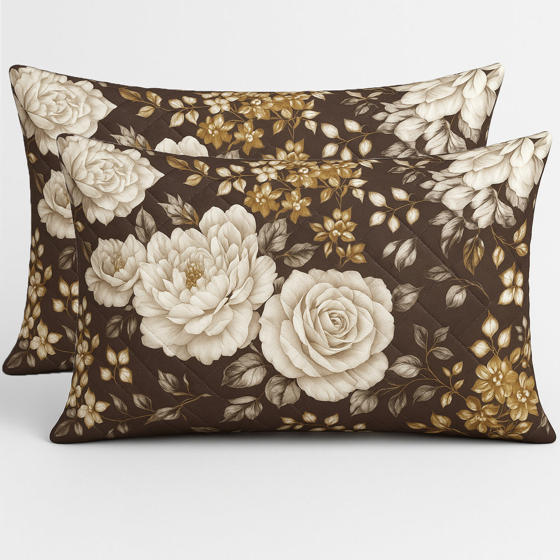 Cocoa Bloom Pillow Covers